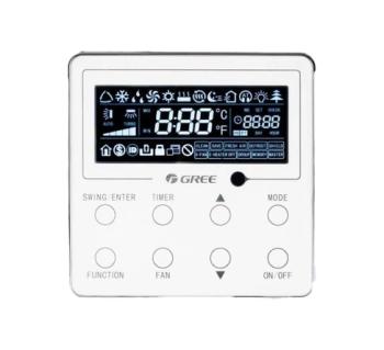 GREE puhallinkonvektorin BMS Modbus -kaukosäädin, seinä